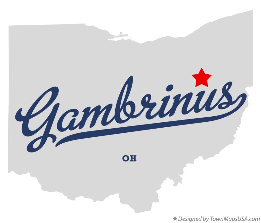 Map of Gambrinus Ohio OH