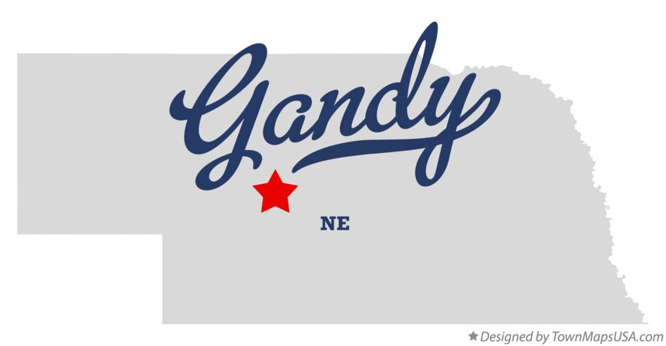 Map of Gandy Nebraska NE