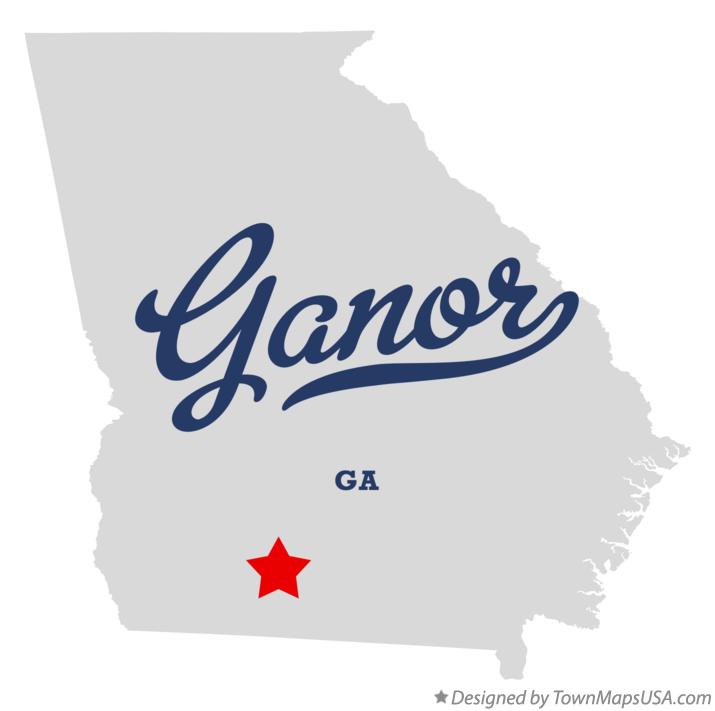 Map of Ganor Georgia GA