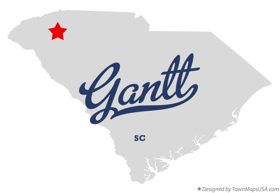 Map of Gantt South Carolina SC