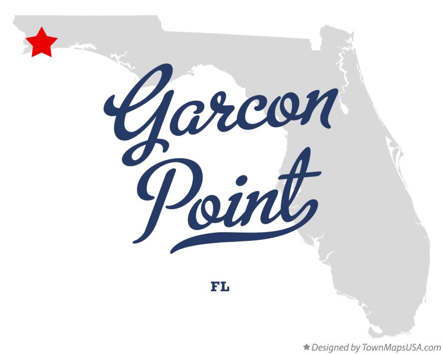 Map of Garcon Point Florida FL