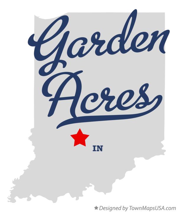 Map of Garden Acres Indiana IN