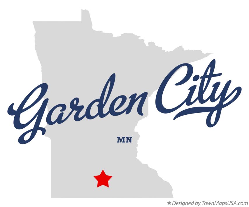 Map of Garden City Minnesota MN