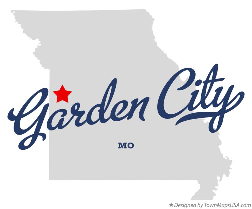 Map of Garden City Missouri MO