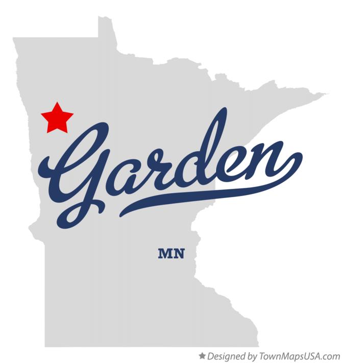 Map of Garden Minnesota MN