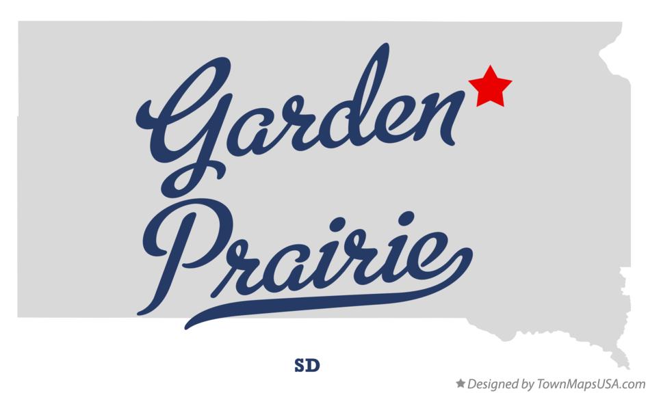 Map of Garden Prairie South Dakota SD