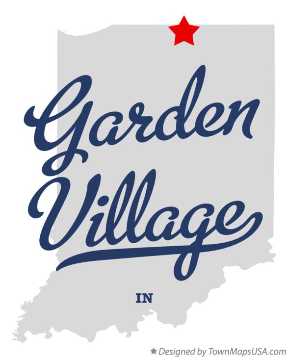 Map of Garden Village Indiana IN