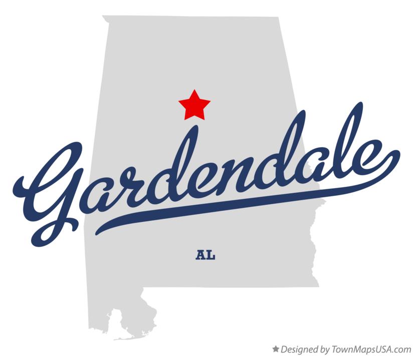 Map of Gardendale Alabama AL