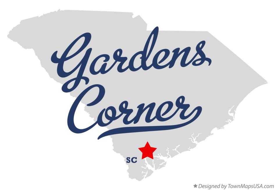 Map of Gardens Corner South Carolina SC
