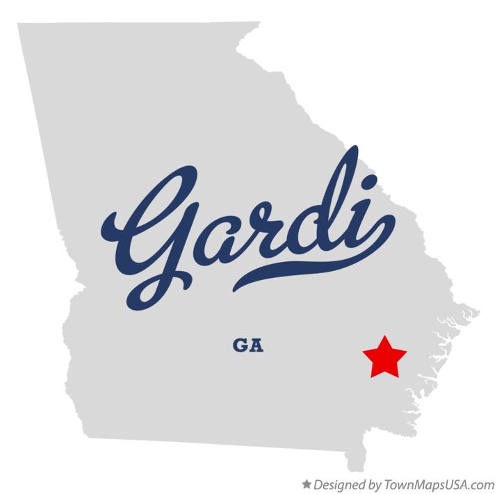Map of Gardi Georgia GA