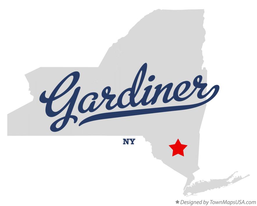 Map of Gardiner New York NY