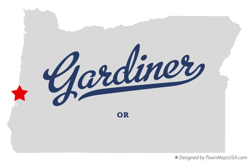Map of Gardiner Oregon OR