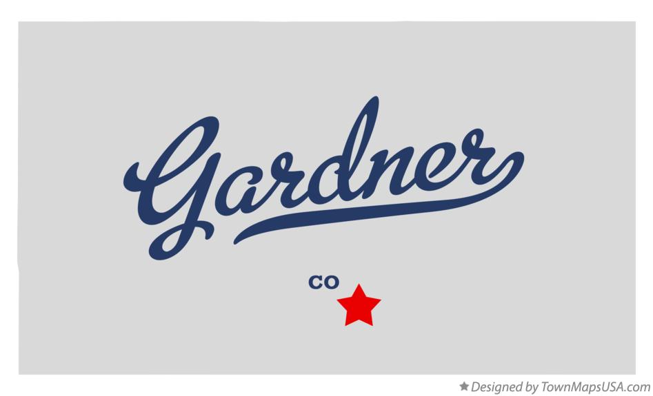Map of Gardner Colorado CO