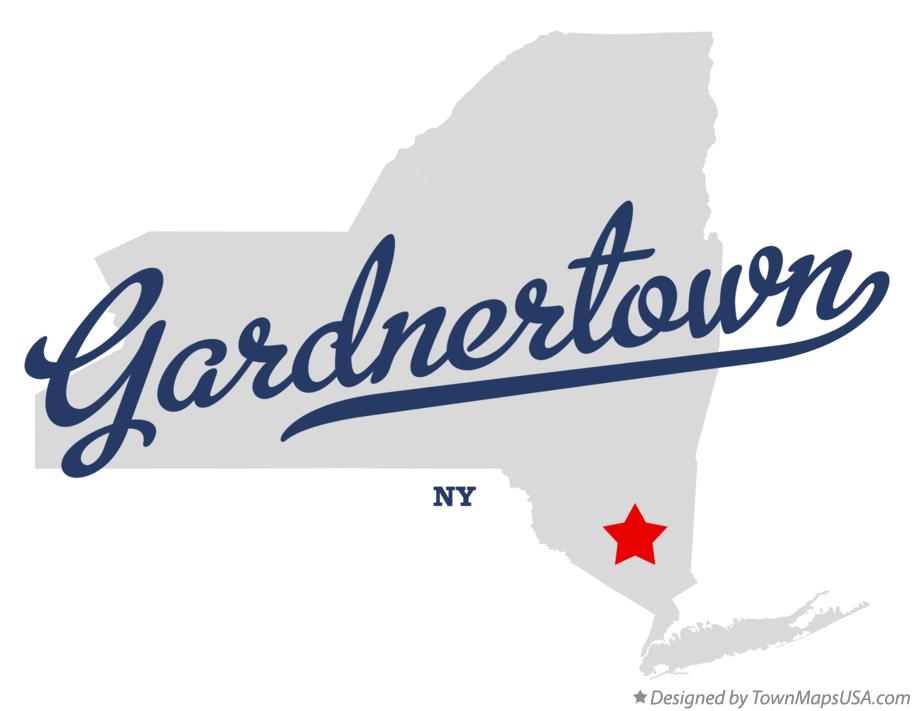 Map of Gardnertown New York NY