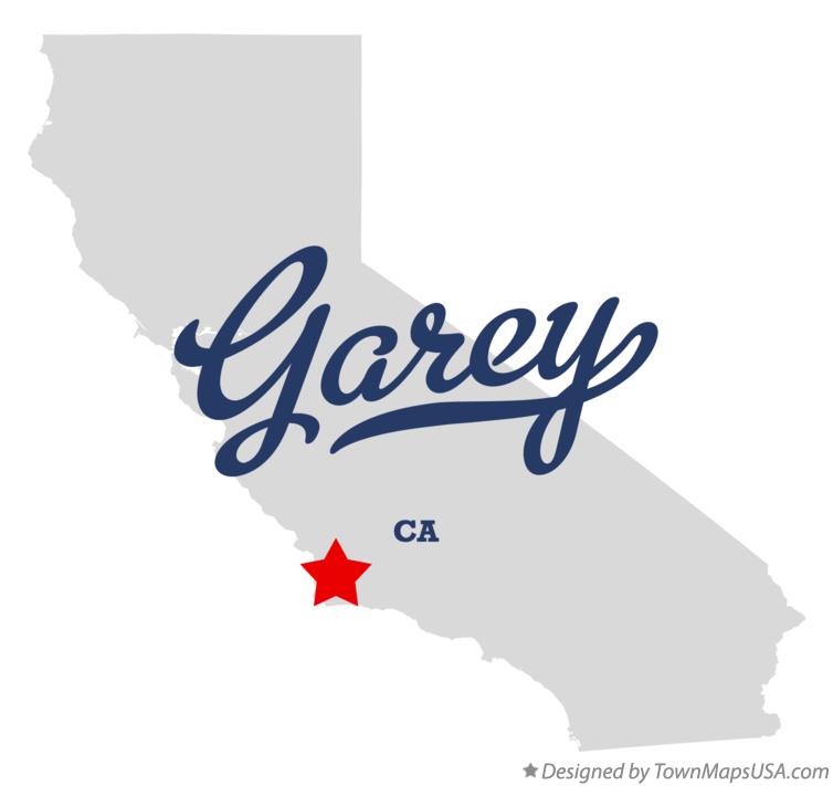 Map of Garey California CA