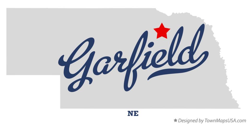 Map of Garfield Nebraska NE