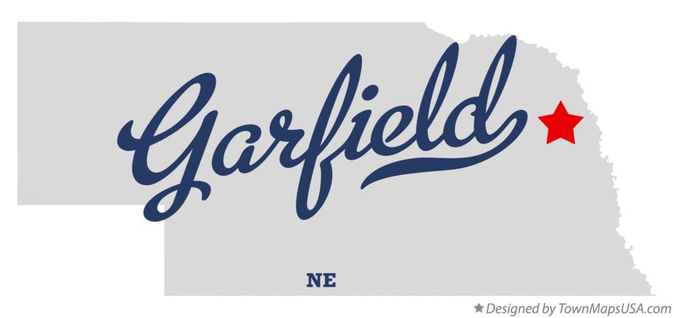 Map of Garfield Nebraska NE