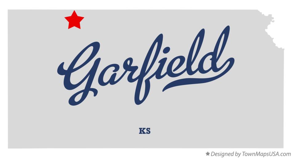 Map of Garfield Kansas KS