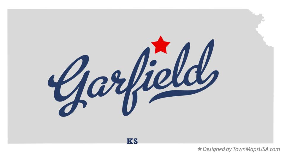 Map of Garfield Kansas KS