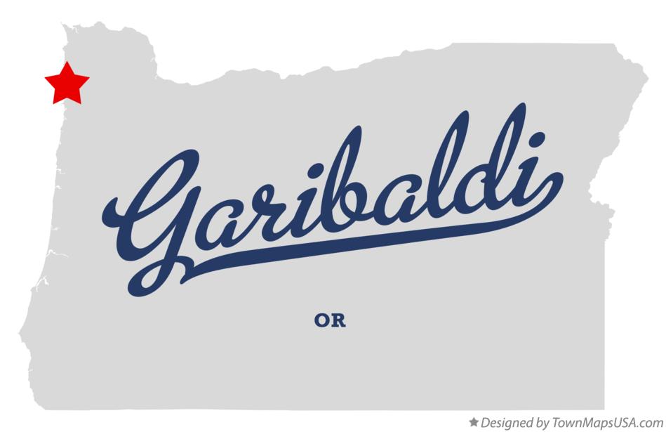 Map of Garibaldi Oregon OR