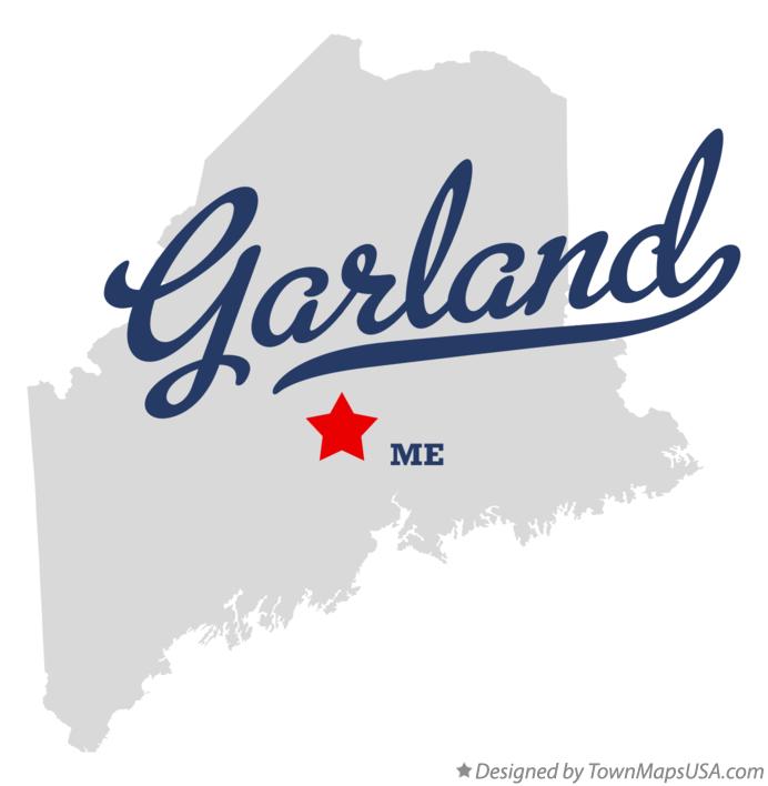 Map of Garland Maine ME