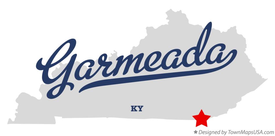 Map of Garmeada Kentucky KY