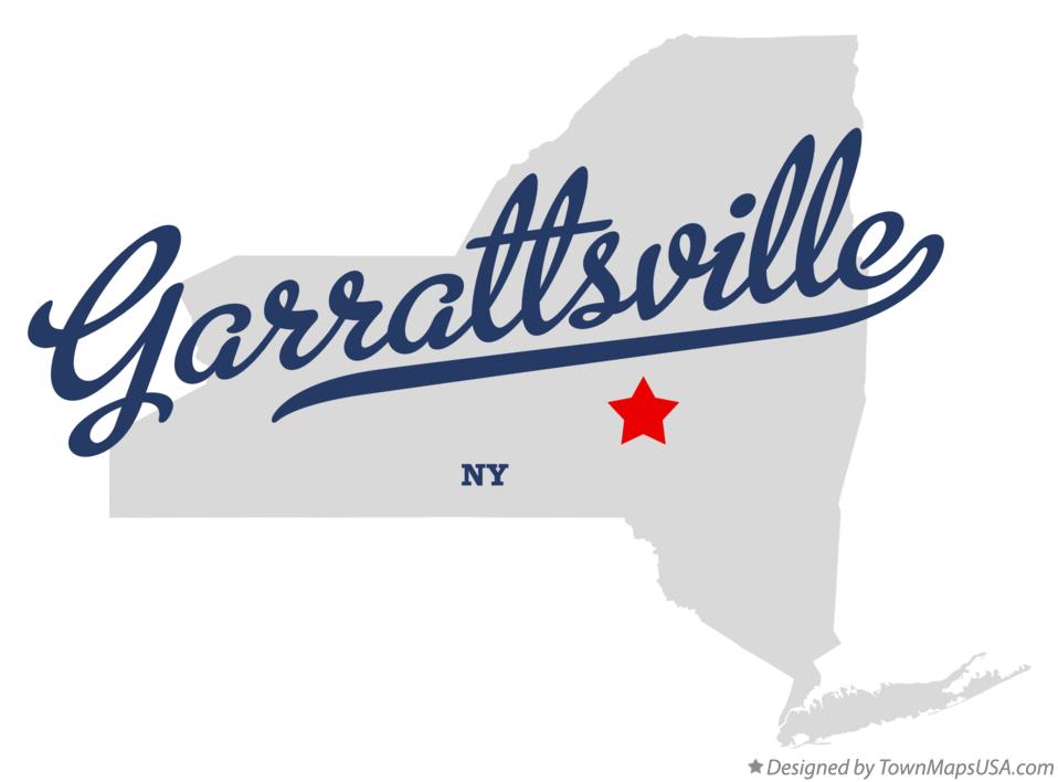 Map of Garrattsville New York NY