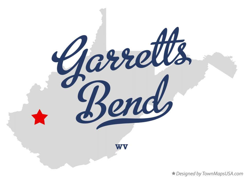 Map of Garretts Bend West Virginia WV