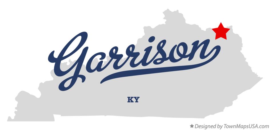 Map of Garrison Kentucky KY