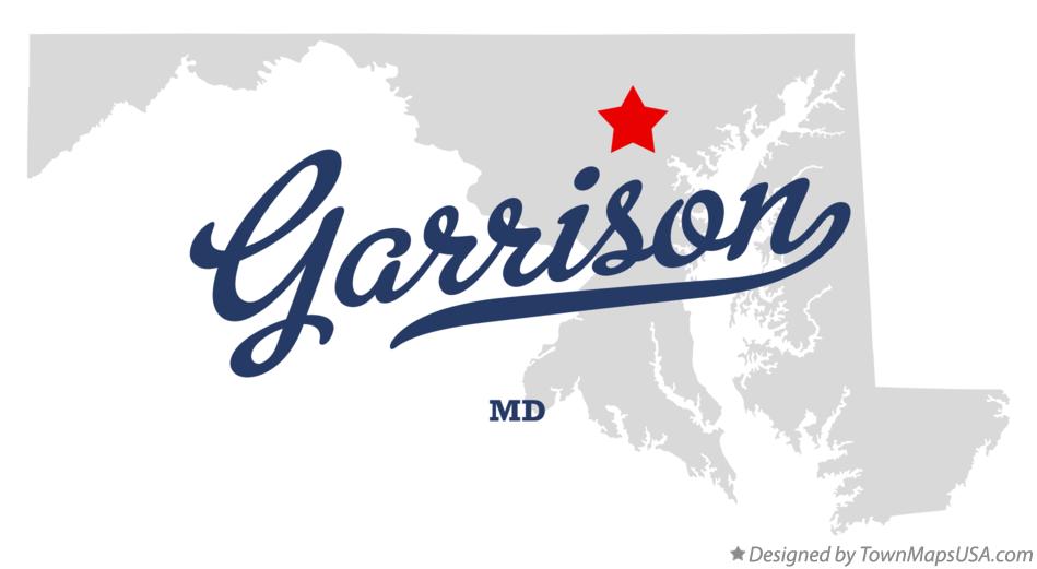 Map of Garrison Maryland MD