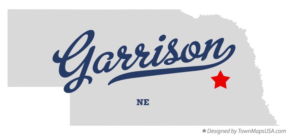 Map of Garrison Nebraska NE