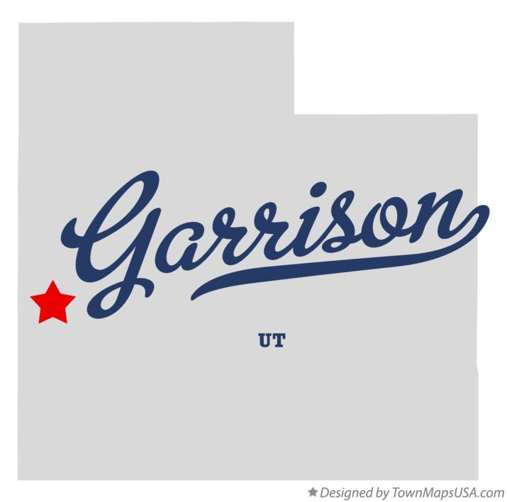 Map of Garrison Utah UT