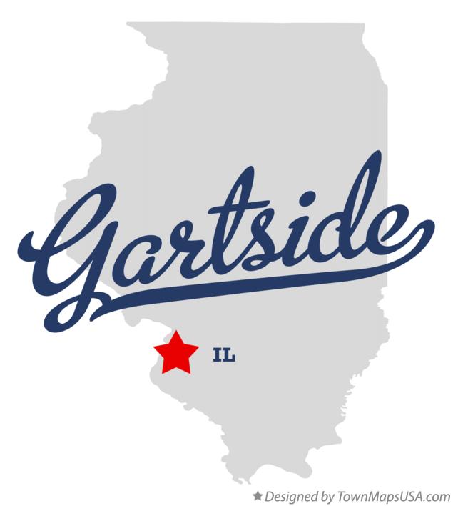 Map of Gartside Illinois IL