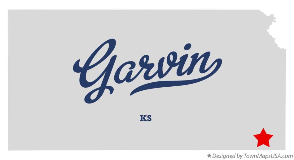 Map of Garvin Kansas KS