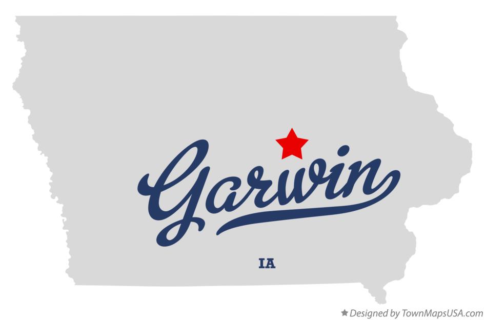 Map of Garwin Iowa IA