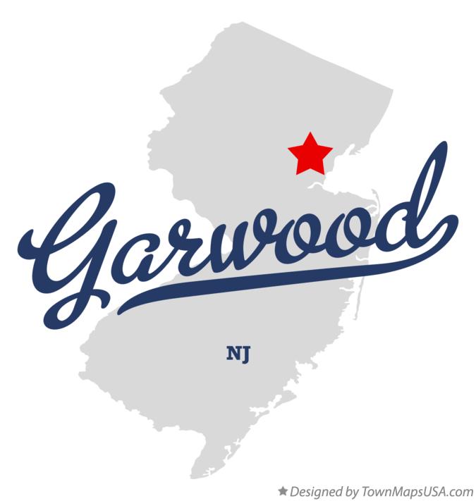 Map of Garwood New Jersey NJ
