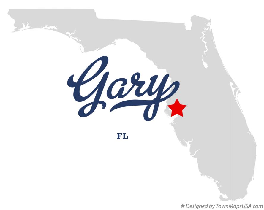 Map of Gary Florida FL