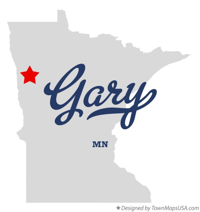 Map of Gary Minnesota MN