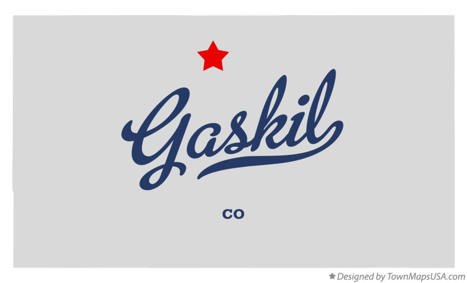 Map of Gaskil Colorado CO