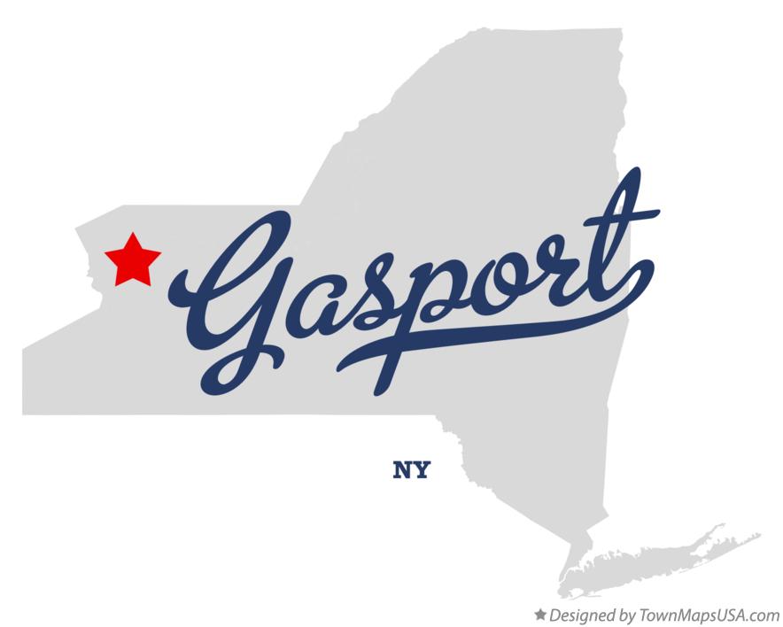 Map of Gasport New York NY