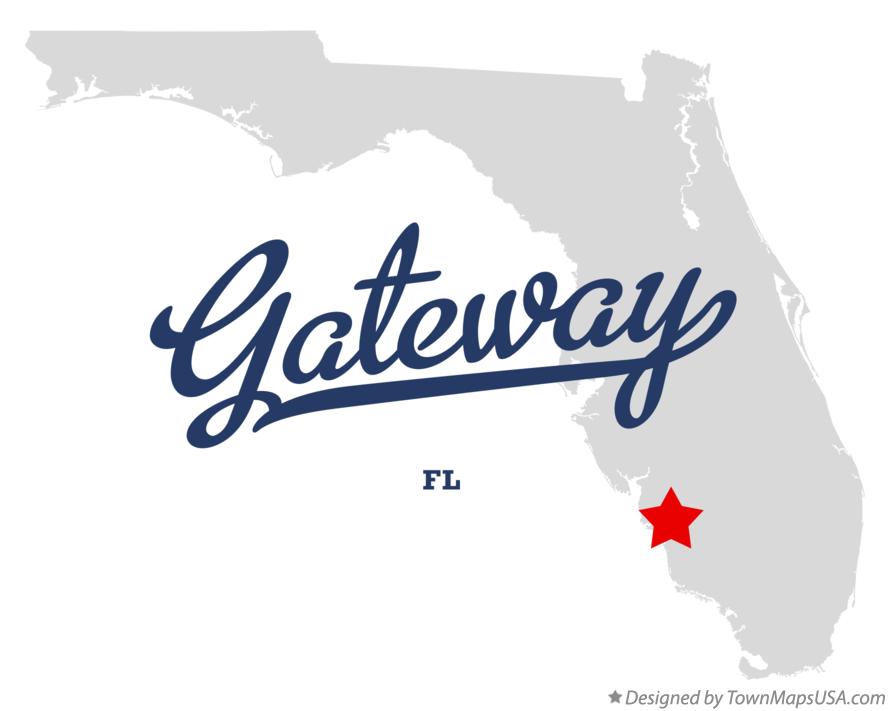 Map of Gateway Florida FL