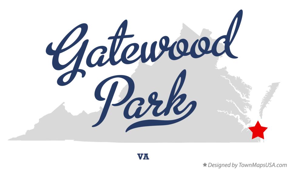 Map of Gatewood Park Virginia VA