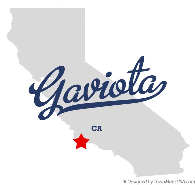 Map of Gaviota California CA