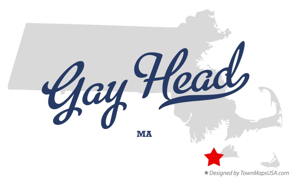 Map of Gay Head Massachusetts MA