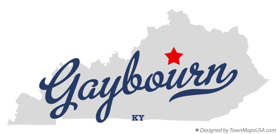 Map of Gaybourn Kentucky KY