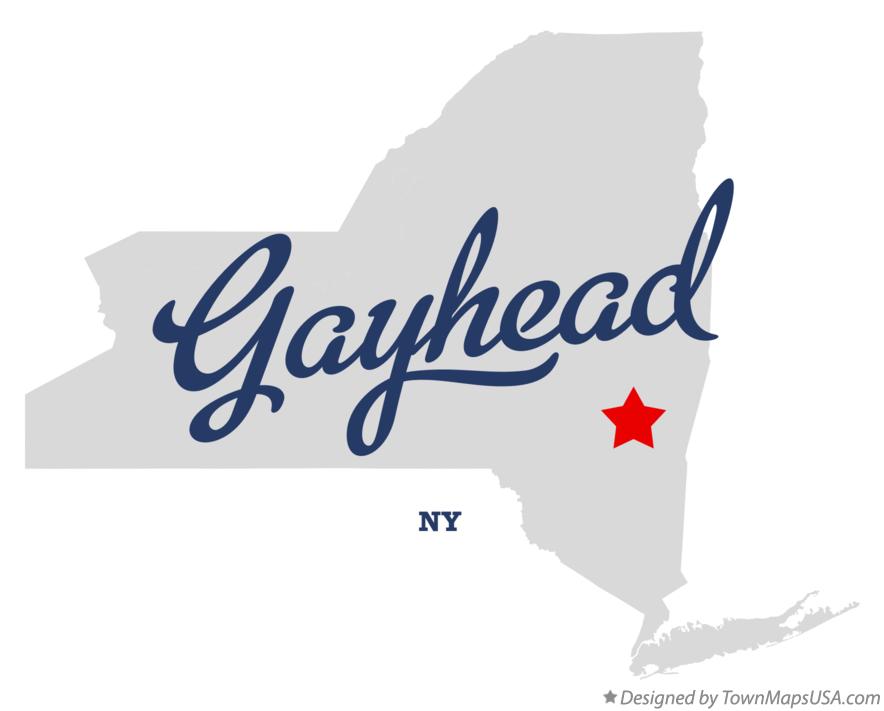 Map of Gayhead New York NY