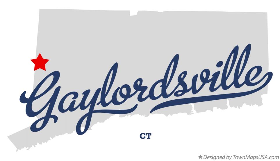 Map of Gaylordsville Connecticut CT