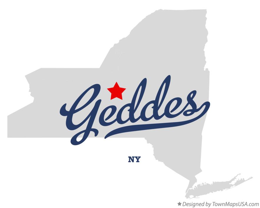 Map of Geddes New York NY