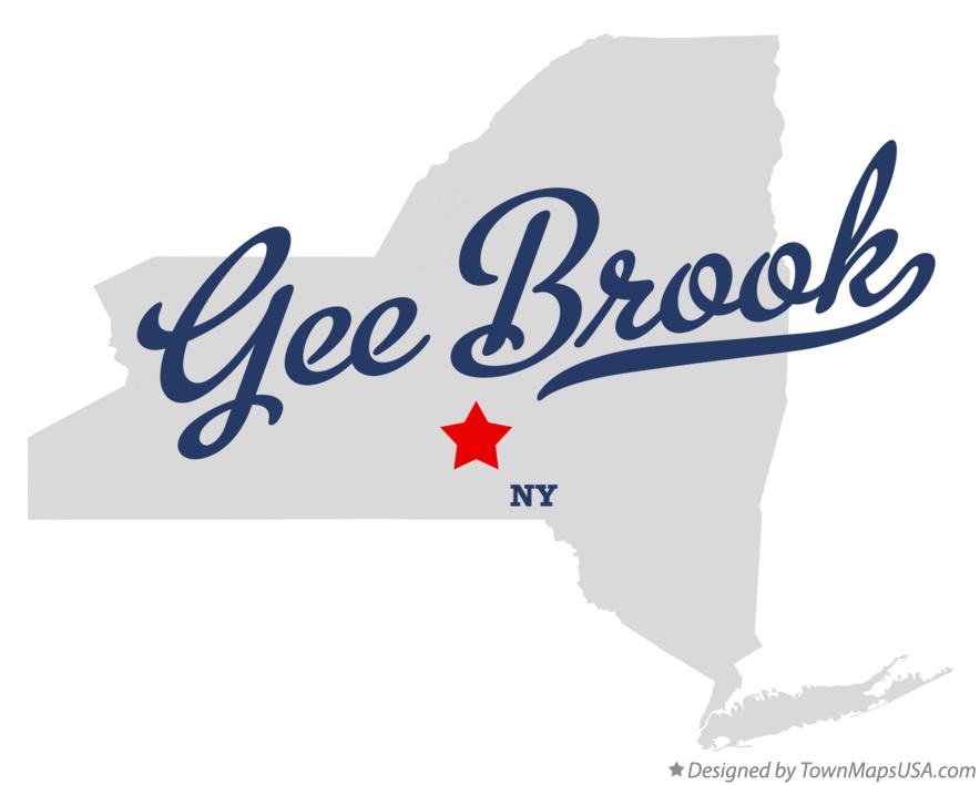 Map of Gee Brook New York NY