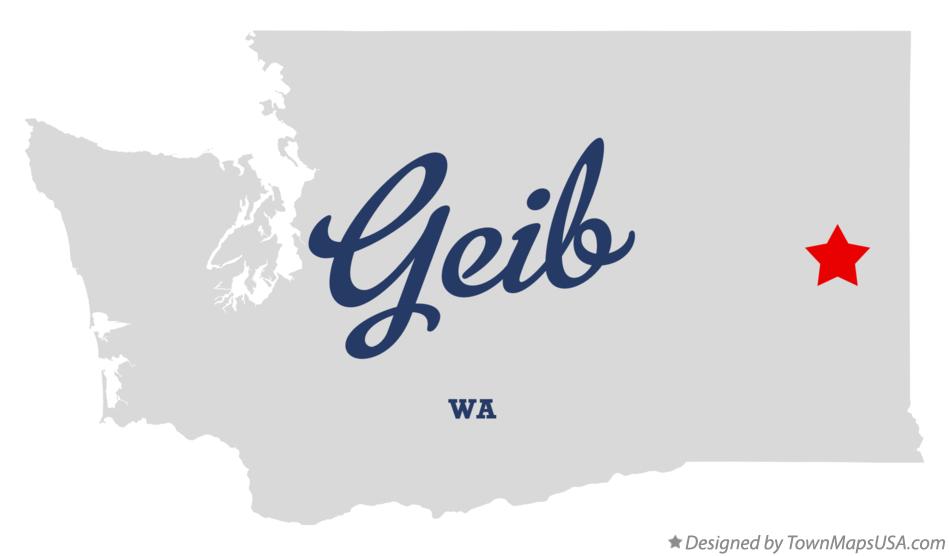 Map of Geib Washington WA